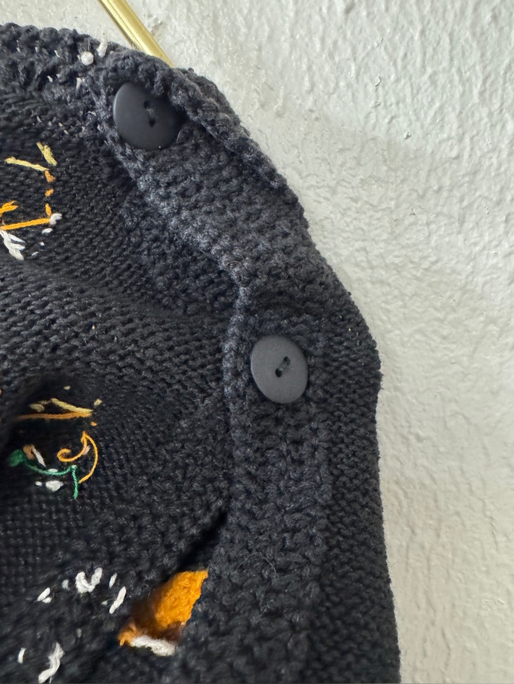 Vintage 90s Eagle’s Eye Handknit Halloween Vest - Picture 7 of 11